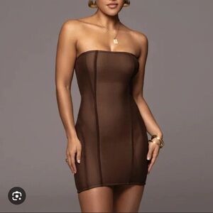 Coffee Bean Unapologetic Mini Dress